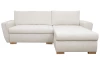 Rohová sedačka Helvetius, krémová látka