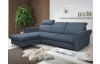 Rohová sedacia súprava Star, denimovo modrá látka