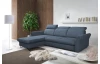 Rohová sedacia súprava Star, denimovo modrá látka