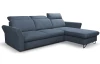 Rohová sedacia súprava Star, denimovo modrá látka