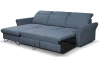 Rohová sedacia súprava Star, denimovo modrá látka
