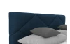 Posteľ Parana 180x200 cm, námornícka modrá zamatová látka