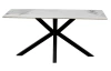 Obdĺžnikový  jedálenský stôl Milo 160x90 cm, biely mramor