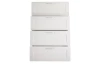Komoda se zásuvkami Leporolo 78 cm, biela mat