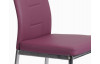 Jedálenská stolička Melanie, fialová ekokoža