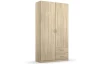 Šatníková skriňa Case, 91 cm, dub sonoma