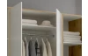 Šatníková skriňa Valencia, 206 cm, dub artisan/biela