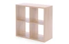 Regál Max, 2x2 priehradky, dub sonoma