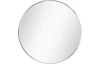 Nástenné zrkadlo Josie 60 cm, strieborné okrúhle