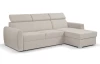 Rohová sedacia súprava Mistic, svetlo béžová látka