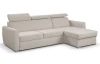 Rohová sedacia súprava Mistic, svetlo béžová látka