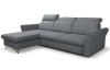 Rohová sedacia súprava Star, stredne šedá látka