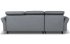 Rohová sedacia súprava Star, stredne šedá látka