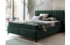 Posteľ Joy 160x200 cm, tmavo zelená látka