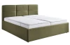 Posteľ Domango 140x200 cm, olivovo zelená látka