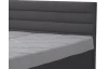 Posteľ Spa 160x200 cm, antracitová látka