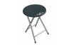 Skladacia stolička Livia, čierna