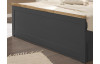 Posteľ s nočnými stolíkmi Locarno 180x200 cm, grafit/dub artisan