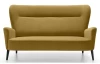 Trojmiestna pohovka Next, žltá látka