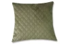 Dekoračný vankúš Christene 45x45 cm, zelený s kosoštvorcami