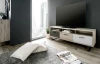 TV skrinka Orlandos, dub/sivá/biela