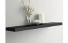 Polica na stenu Shelvy 80 cm, čierna