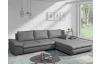 Rohová sedacia súprava Bono, tmavo šedá látka