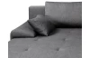 Rohová sedacia súprava Bono, tmavo šedá látka