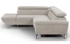 Rohová sedacia súprava Estelle, béžová látka, ľavý roh