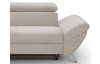Rohová sedacia súprava Estelle, béžová látka, ľavý roh