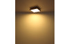 Stropné LED osvetlenie Doro 30x30 cm, drevený vzhľad