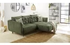 Rohová sedacia súprava Salo, zelená látka