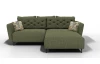 Rohová sedacia súprava Salo, zelená látka