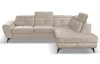 Rohová sedacia súprava Sergio, béžová látka, pravý roh