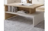 Konferenčný stolík Meolo, dub cremona/béžový kašmír