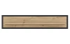 Nástenná polica Trondheim 140 cm, dub artisan/dub čierny