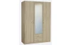 Šatníková skriňa Case, 136 cm, dub sonoma