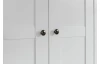 Šatníková skriňa Rosenheim, 181 cm, biela