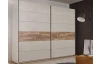Šatníková skriňa s posuvnými dverami Cadora, dub/šampaň
