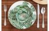 Hlboký tanier Siaki 20,3 cm, motív tropické listy