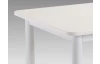 Jedálenský stôl Anke 110x70 cm, biely lesk