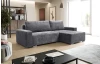 Rohová sedacia súprava Anafi, tmavo šedá látka