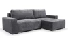 Rohová sedacia súprava Anafi, tmavo šedá látka