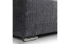 Rohová sedacia súprava Anafi, tmavo šedá látka