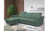 Rohová sedací souprava Star, smrekovo zelená látka
