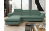 Rohová sedací souprava Star, smrekovo zelená látka