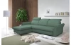 Rohová sedací souprava Star, smrekovo zelená látka