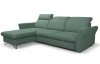 Rohová sedací souprava Star, smrekovo zelená látka