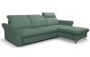 Rohová sedací souprava Star, smrekovo zelená látka