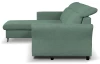 Rohová sedací souprava Star, smrekovo zelená látka